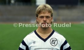 30.07.90 Karlsruher SC Fototermin Saison 1990/1991
