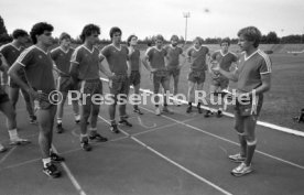 04.07.85 VfB Stuttgart Amateure Training