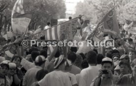 17.05.1992 VfB Stuttgart Meisterschaft Autokorso