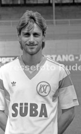 28.06.88 Karlsruher SC Fototermin Saison 1988/1989