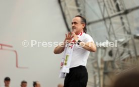 25.05.25 VfB Stuttgart Feier und Autokorso DFB-Pokal Sieg Stuttgart Schlossplatz