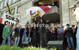 15.06.97 VfB Stuttgart Empfang am Rathaus DFB-Pokal Sieg 1997