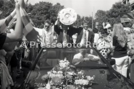 17.05.1992 VfB Stuttgart Meisterschaft Autokorso