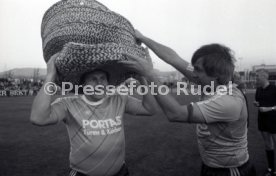 16.10.85 Vorstellung WM M&uuml;nzen 1986 und Prominentenspiel