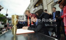 15.06.97 VfB Stuttgart Empfang am Rathaus DFB-Pokal Sieg 1997