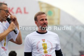 25.05.25 VfB Stuttgart Feier und Autokorso DFB-Pokal Sieg Stuttgart Schlossplatz