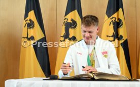 25.05.25 VfB Stuttgart Empfang Rathaus DFB-Pokal Sieg