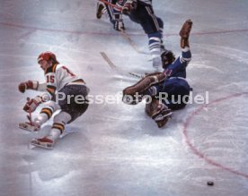 Olympia 1976 Eishockey Finnland - BR Deutschland