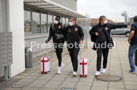 23.01.22 VfB Stuttgart Abflug Trainingslager Marbella