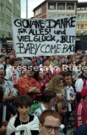 15.06.97 VfB Stuttgart Empfang am Rathaus DFB-Pokal Sieg 1997