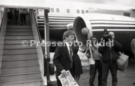 15.09.92 Ankunft Leeds United Flughafen Stuttgart