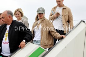 25.05.25 VfB Stuttgart Ankunft Flughafen Stuttgart aus Berlin DFB-Pokal Sieg