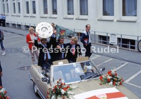 26.05.1984 VfB Stuttgart Meisterschaft 1984 Autokorso Bad Cannstatt