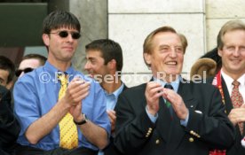 15.06.97 VfB Stuttgart Empfang am Rathaus DFB-Pokal Sieg 1997