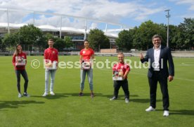 07.07.21 VfB Stuttgart Verabschiedung Olympioniken Olympia Tokia 2021