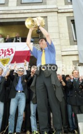 15.06.97 VfB Stuttgart Empfang am Rathaus DFB-Pokal Sieg 1997
