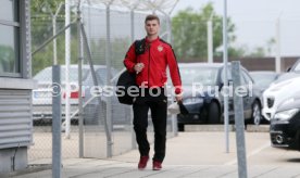 VfB Stuttgart Abflug Bundesliga Spiel in Wolfsburg