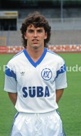 28.06.88 Karlsruher SC Fototermin Saison 1988/1989