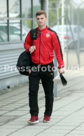 VfB Stuttgart Abflug Bundesliga Spiel in Wolfsburg
