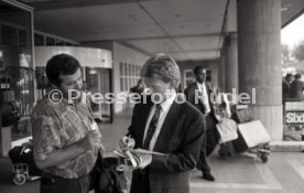 15.09.92 Ankunft Leeds United Flughafen Stuttgart