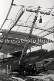 16.02.93 VfB Stuttgart Baustelle Neckarstadion