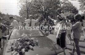 17.05.1992 VfB Stuttgart Meisterschaft Autokorso