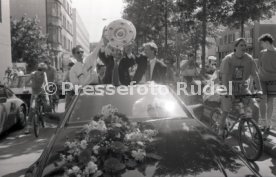17.05.1992 VfB Stuttgart Meisterschaft Autokorso