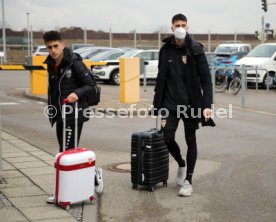 23.01.22 VfB Stuttgart Abflug Trainingslager Marbella