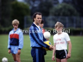 24.06.85 Sportschule Ruit Franz Beckenbauer