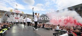 25.05.25 VfB Stuttgart Feier und Autokorso DFB-Pokal Sieg Stuttgart Schlossplatz