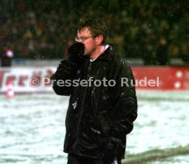 DFB-Pokal SSV Ulm 1846-VfB Stuttgart 1:3 Trainer Ralf Rangnick Foto Rudel