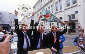 26.05.1984 VfB Stuttgart Meisterschaft 1984 Autokorso Bad Cannstatt