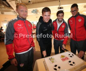 VfB Stuttgart Besuch Kindernachsorge Klinik Tannheim