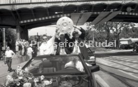 17.05.1992 VfB Stuttgart Meisterschaft Autokorso