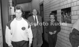 16.01.90 VfB Stuttgart PK Vorstellung Manager Hoene&szlig;