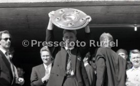 17.05.1992 VfB Stuttgart Meisterschaft Empfang im Stadion