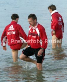 VfB Stuttgart Trainingslager 2000 Portugal Ralf Rangnick Foto Rudel