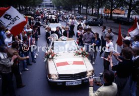 26.05.1984 VfB Stuttgart Meisterschaft 1984 Autokorso Bad Cannstatt