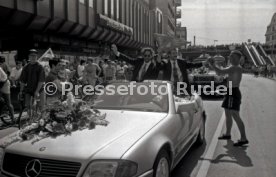 17.05.1992 VfB Stuttgart Meisterschaft Autokorso