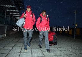 VfB Stuttgart Abflug ins Trainingslager La Manga Flughafen Stuttgart