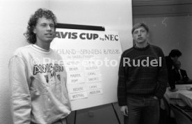 10.03.85 Tennis Davis Cup Deutschland - Spanien<