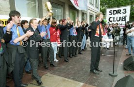 15.06.97 VfB Stuttgart Empfang am Rathaus DFB-Pokal Sieg 1997