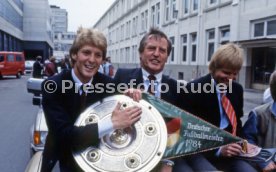 26.05.1984 VfB Stuttgart Meisterschaft 1984 Autokorso Bad Cannstatt