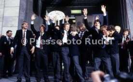 26.05.1984 VfB Stuttgart Meisterschaft 1984 Empfang Rathaus
