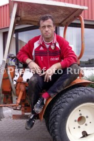 VfB Stuttgart Training Franz Wohlfahrt Foto Rudel