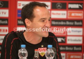 VFB Stuttgart Pressekonferenz Nico Willig