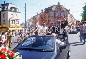 17.05.1992 VfB Stuttgart Meisterschaft Autokorso