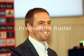 12.09.22 VfB Stuttgart PK Khedira, Lahm, Gentner