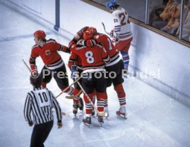 Olympia 1976 Eishockey Tschechoslowakei - BR Deutschland