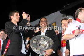 19.05.07 VfB Stuttgart Meisterschaft 2007 Empfang Schlossplatz